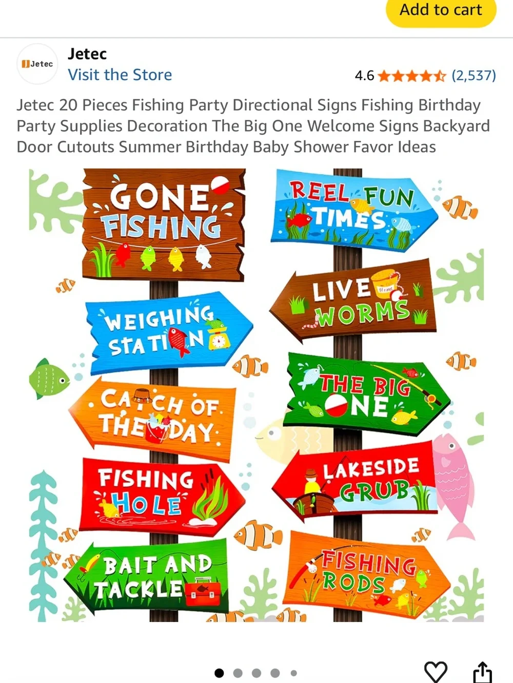 Oh Fish-Ally One Birthday Party Kit - Blue, Green, Red